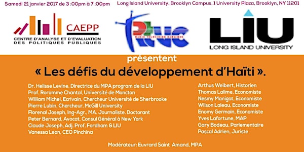 Conférence-Débat "Les Défis du Développement d'Haïti"