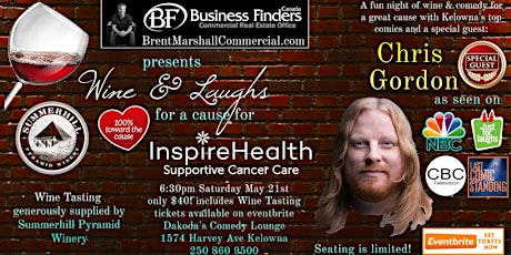 Business Finders presents Wine & Laughs for a Cause for InspireHealth tickets