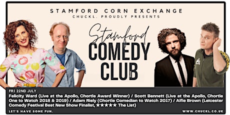 Stamford Comedy Club with headliners Felicity Ward and Scott Bennett tickets
