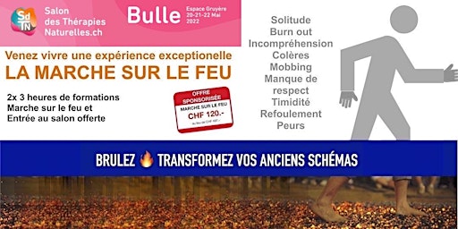 Marche sur le feu - Salon des Thérapies Naturelles - Bulle  primärbild