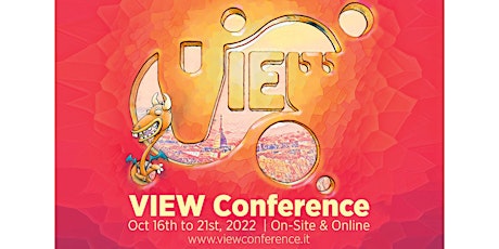 VIEW Conference 2022 biglietti