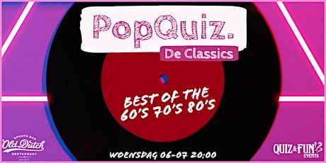 PopQuiz, De classics | Breda tickets