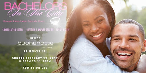 BACHELORS IN THE CITY – TORONTO EVENT