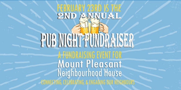 2nd Annual Pub Night Fundraiser