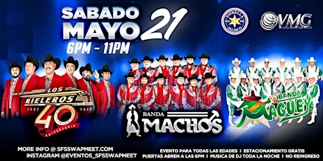 Los Rieleros Del Norte, Banda Machos, and Banda Maguey tickets
