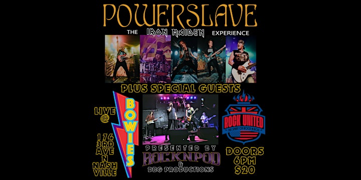 Powerslave (The Iron Maiden Experience) with Rock United image