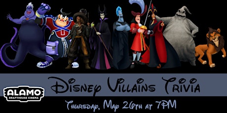 Disney Villains Trivia at Alamo Drafthouse Cinema Charlottesville tickets