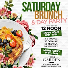 Saturdays Brunch & Day Party & Night Party  @ The Garden in Midtown tickets