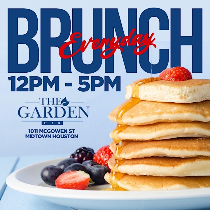Tuesdays @ The Garden in Midtown | Brunch 12pm-5pm | Happy Hour 4pm-8pm image