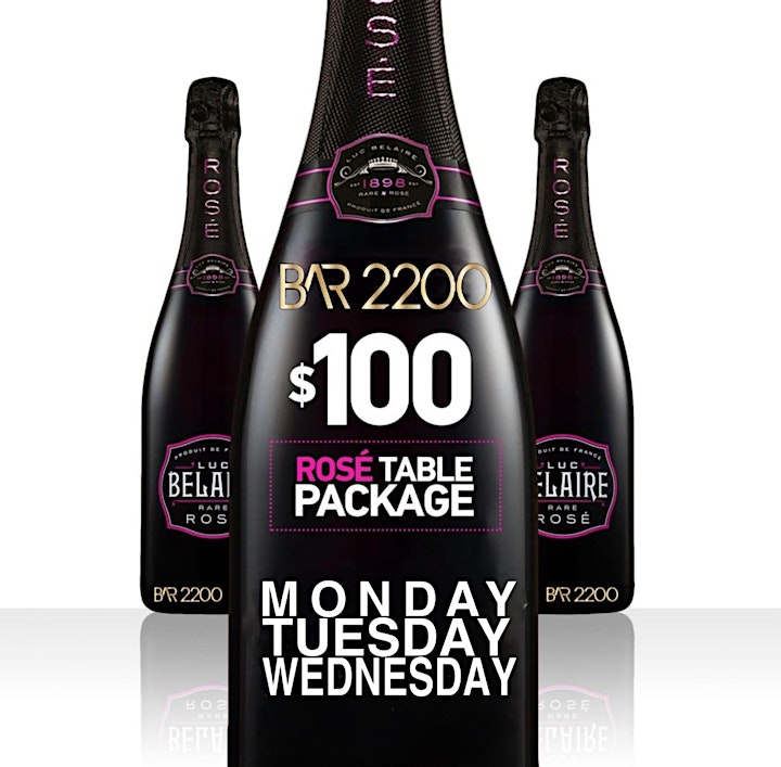 Free Hoo-kah Mondays at Bar 2200 | $5 Martinis | Happy Hour |$100 Bottles image