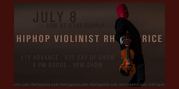 Hiphop Violinist Rhett Price live at Otus Supply in Ferndale, MI