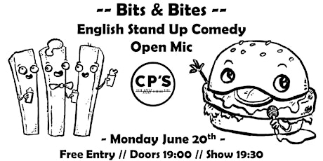 Bits & Bites #8 - English Comedy - Open Mic Night! tickets