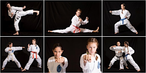 Karate Fotoshooting mit Francine Schaepper