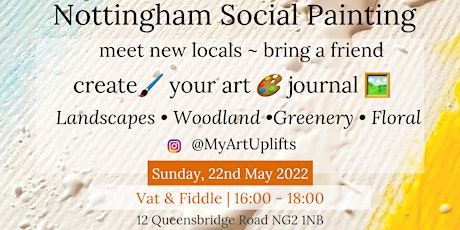 Nottingham Social Art Paint , Nibble & Sip tickets