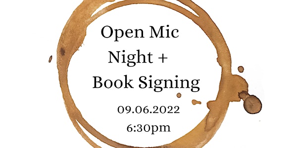 Irram’s Open Mic Night + Book Signing