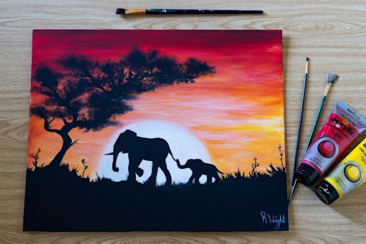 Pub Painting - Yates Sheffield - ‘Elephant Sunset’ image