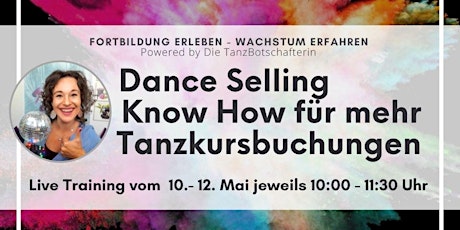 Live-Training für mehr Dance Selling-Know How