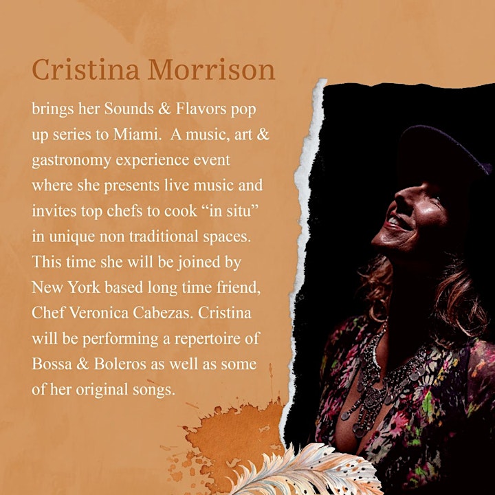 Cristina Morrison brings Sonidos & Sabores to Miami Music, Art & Gastronomy image