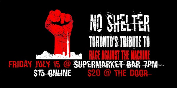 Rage Against The Machine Tribute: No Shelter @ Supermarket Bar