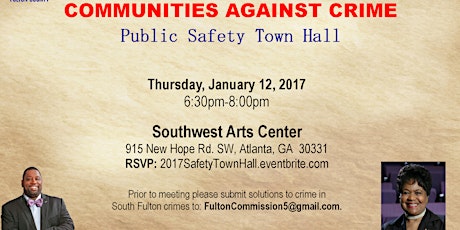 South Fulton Crime and Safety Town Hall  primary image