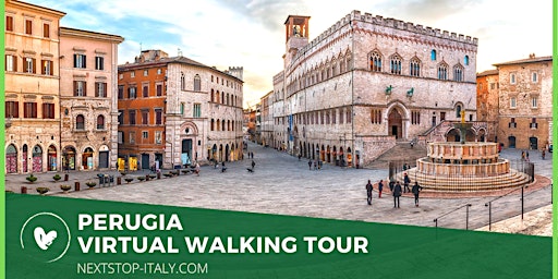 PERUGIA VIRTUAL WALKING TOUR - The Sweet Capital of Umbria, Italy
