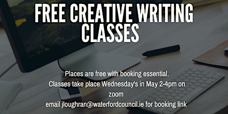 4 week Online Creative writing classes with Tom Mullane for Bealtaine 2022
