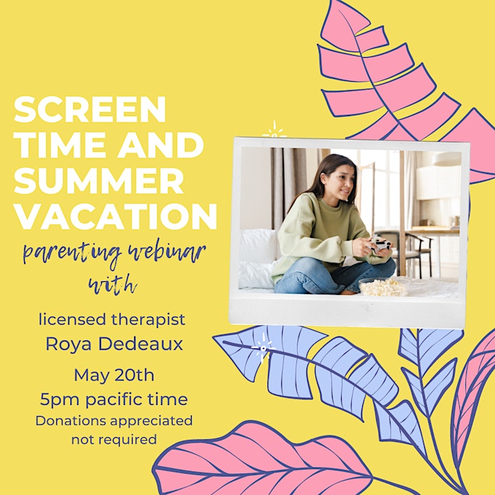 Screen Time and Summer Vacation image