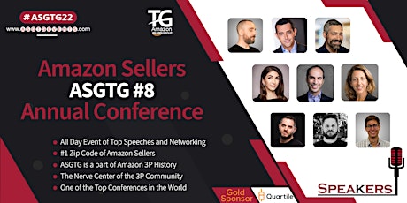 Amazon Sellers Event/Meetup ASGTG  Spring 2022: E-COMMERCE  (8TH) ASGTG primary image