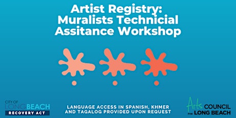 Artist Registry: Mural Project Technical Assistance Workshop billets