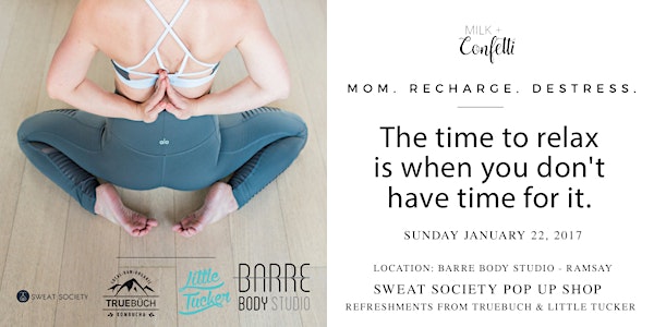 MOM. RECHARGE. DESTRESS