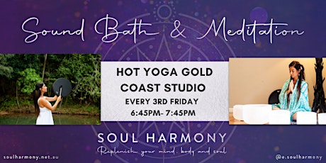 Sound Bath & Meditation  @Hot yoga studio Goldcoast
