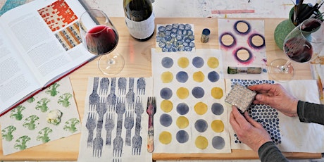 Inky Art Wine Night: Stamping, Stencilling, Markmaking and Beyond! tickets