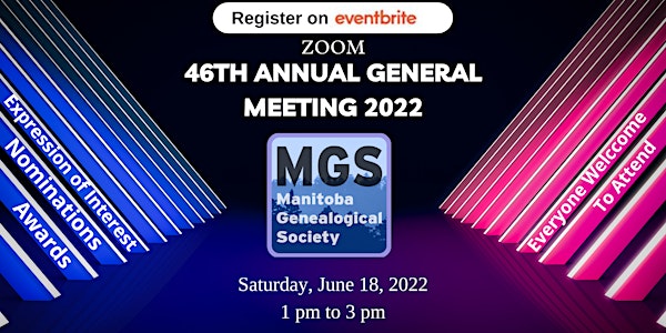 46th Annual General Meeting of the Manitoba Genealogical Society