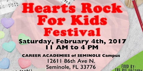 Kiwanis Hearts Rock for Kids -Creative Arts and Music Festival primary image