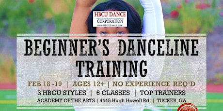 2017 HBCU Dance(TM) Beginner's Training Weekend - ATLANTA primary image