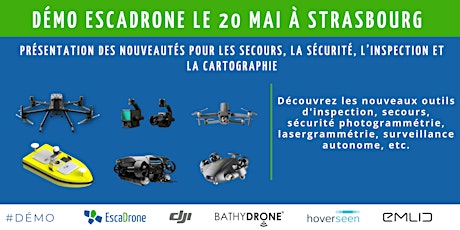Rencontre drone à Strasbourg - Outils techniques, enjeux et utilisations billets