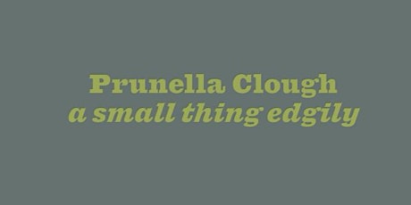 Prunella Clough Book Launch tickets
