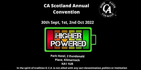 Higher Powered 2022,  Scotland's  Annual Convention tickets