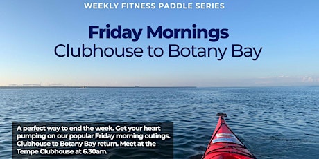 Friday morning Fitness Paddle tickets