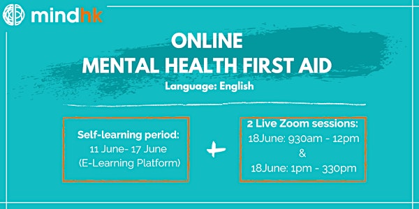MindHK: Online Mental Health First Aid Standard Course June 2022