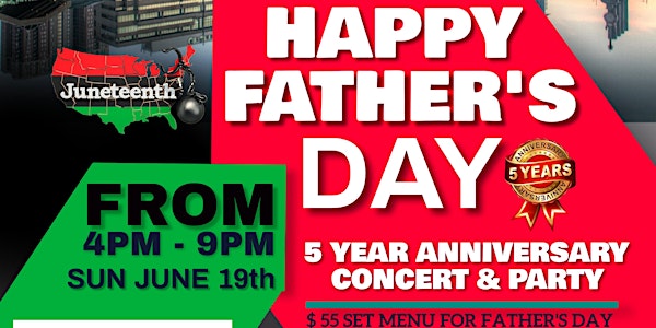 Father's Day and 5 Year Anniversary Concert & Party (Fathers Matter)