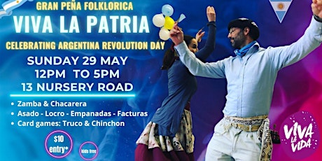Viva la Patria - Peña folklorica Argentina - tickets
