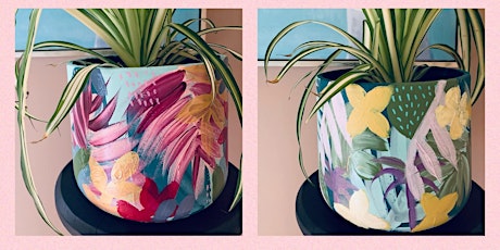 Pot Painting with Coral and Blush tickets