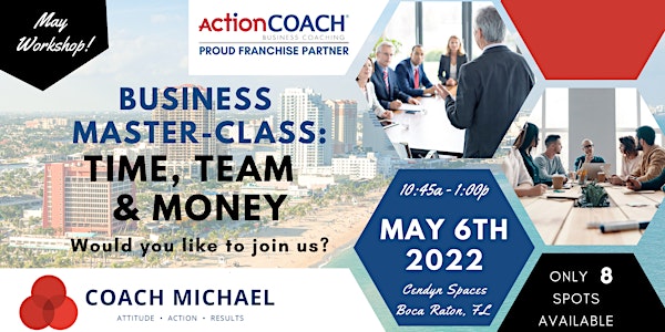 Time, Team and Money Mastery Workshop