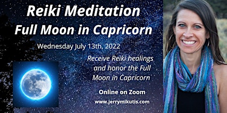 Reiki Meditation: Full Moon in Capricorn tickets