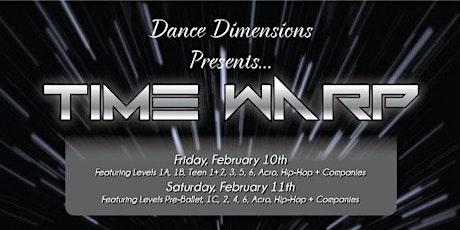 Dance Dimensions presents "Time Warp" primary image