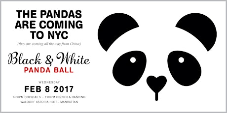 Black & White Panda Ball, The Starlight Roof, Waldorf Astoria Hotel primary image