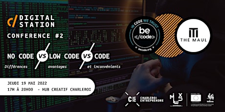 Primaire afbeelding van Conférence : No Code vs. Low Code vs. Code ! Quel choix faire ?