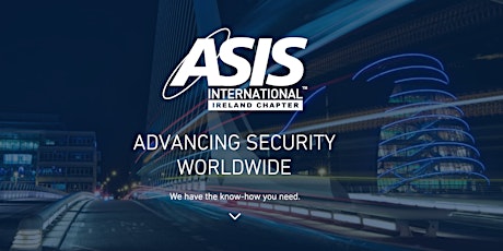 Primaire afbeelding van ASIS Ireland In-Person Networking Event