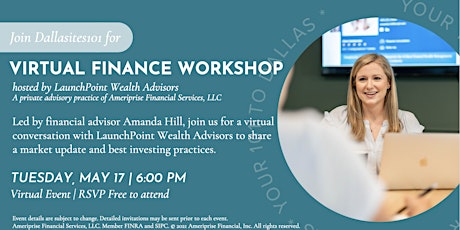 Virtual Finance Workshop with LaunchPoint Wealth Advisors tickets